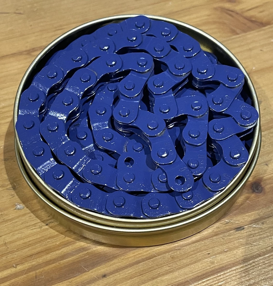 CHAINE GUSSET DEMI-MAILLON LAVANDE 1 CHAINE GUSSET DEMI-MAILLON LAVANDE