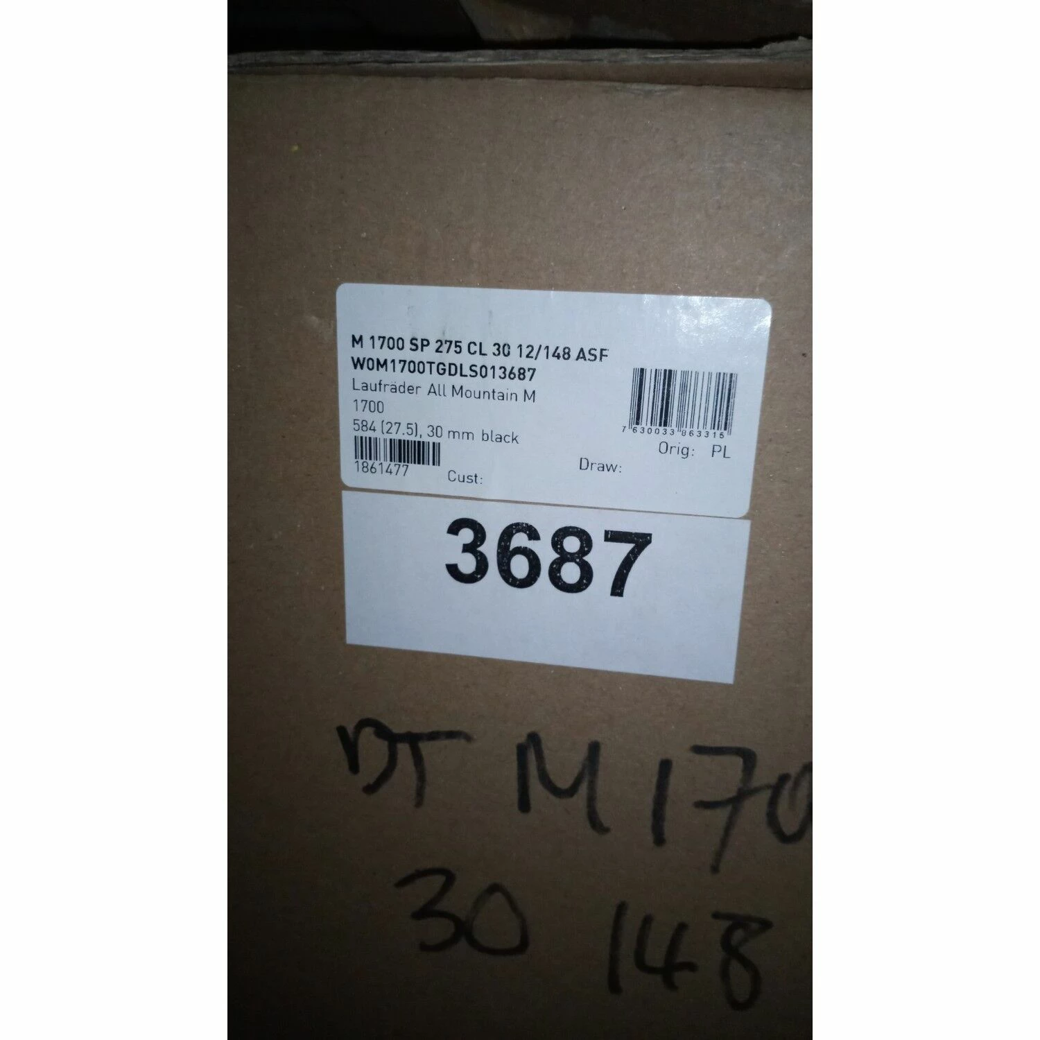 Dt-swiss Roues Complètes Dt Swiss - 27.5'' 1 Dt-swiss Roues Complètes Dt Swiss - 27.5''